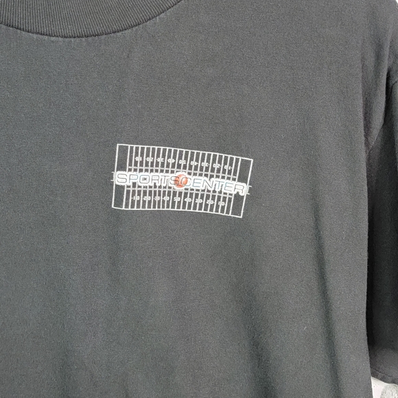 ESPN  Spors Center Vintage Y2K Quotes Graphic Tee Men's T-Shirt Size L - Picture 4 of 11